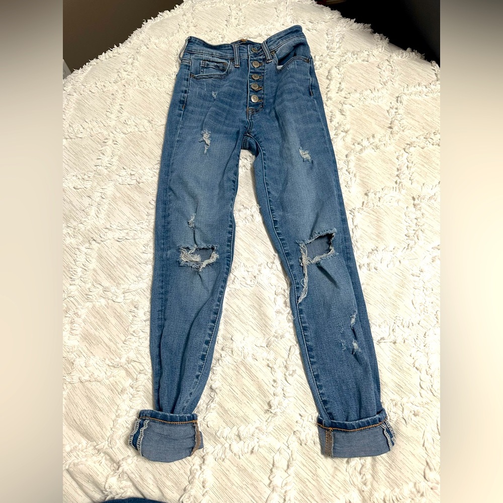 Skinny 5 button jeans